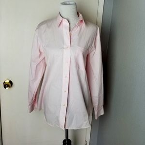 Foxcroft Shirt Soft Pink Long Sleeve Cuff